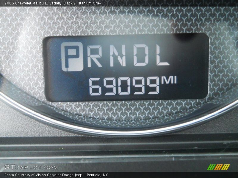 Black / Titanium Gray 2006 Chevrolet Malibu LS Sedan