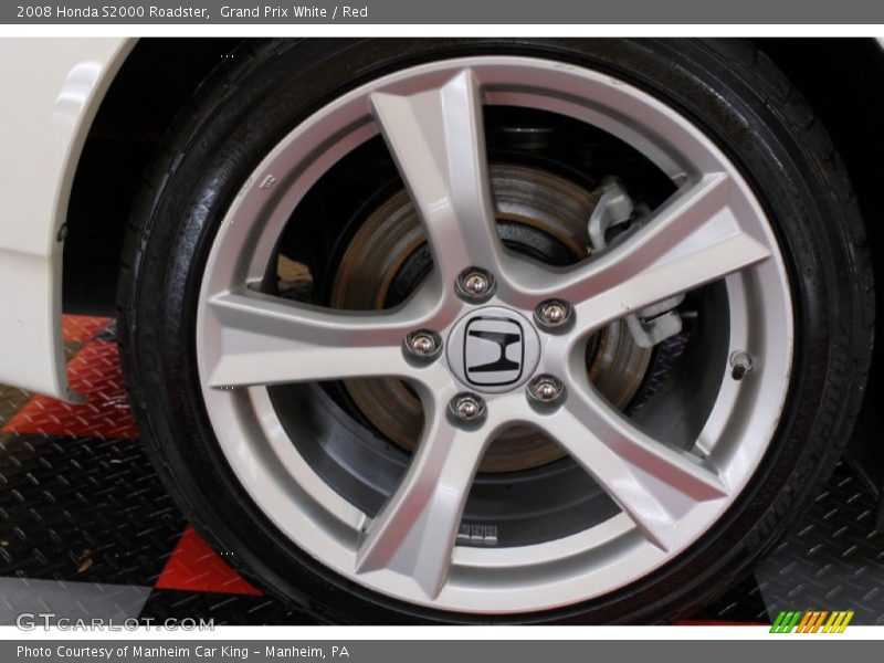 Grand Prix White / Red 2008 Honda S2000 Roadster