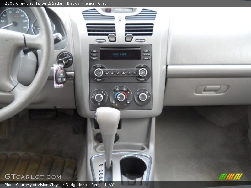 Black / Titanium Gray 2006 Chevrolet Malibu LS Sedan
