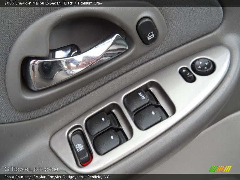 Black / Titanium Gray 2006 Chevrolet Malibu LS Sedan