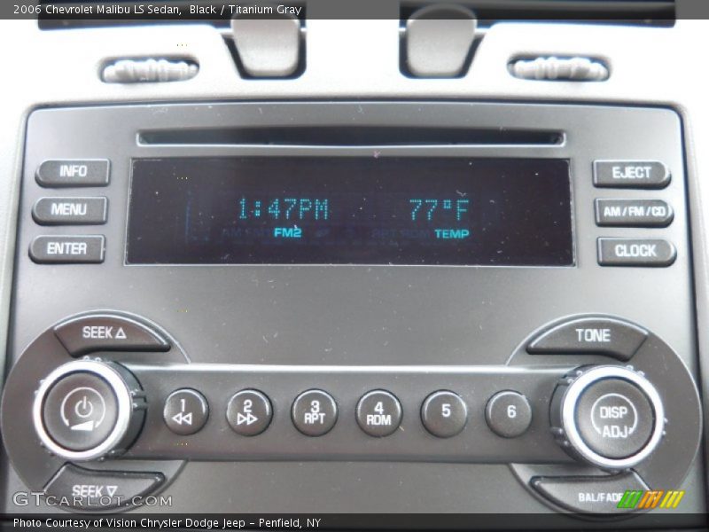 Black / Titanium Gray 2006 Chevrolet Malibu LS Sedan