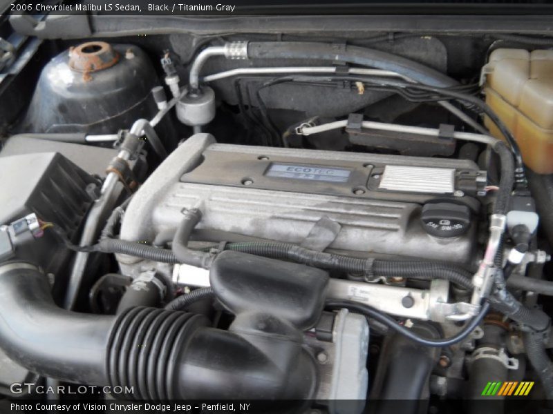 Black / Titanium Gray 2006 Chevrolet Malibu LS Sedan