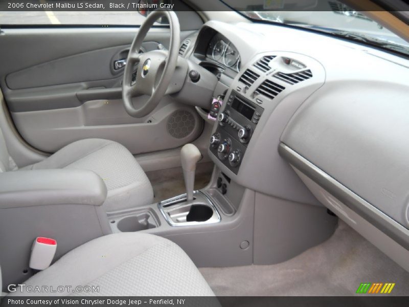 Black / Titanium Gray 2006 Chevrolet Malibu LS Sedan