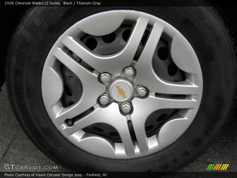 Black / Titanium Gray 2006 Chevrolet Malibu LS Sedan