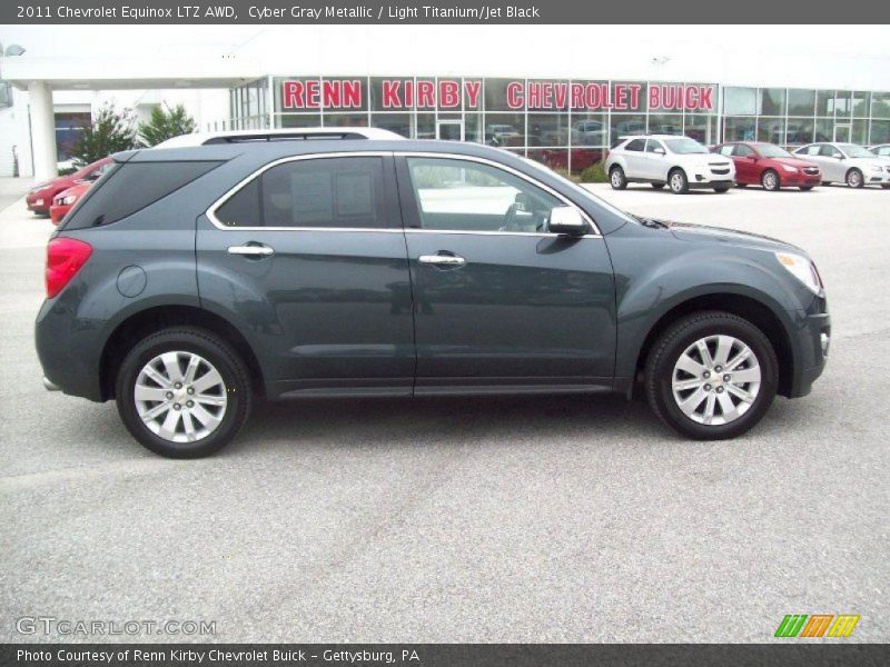Cyber Gray Metallic / Light Titanium/Jet Black 2011 Chevrolet Equinox LTZ AWD