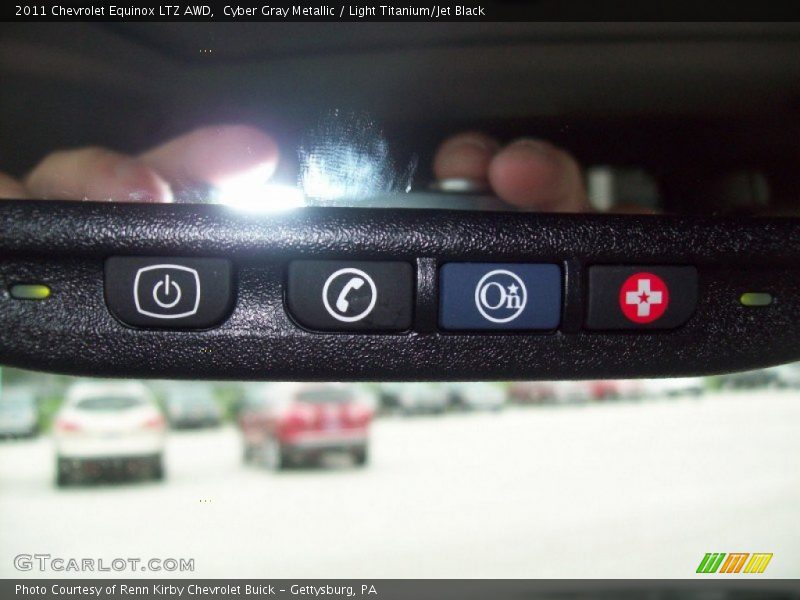 Cyber Gray Metallic / Light Titanium/Jet Black 2011 Chevrolet Equinox LTZ AWD