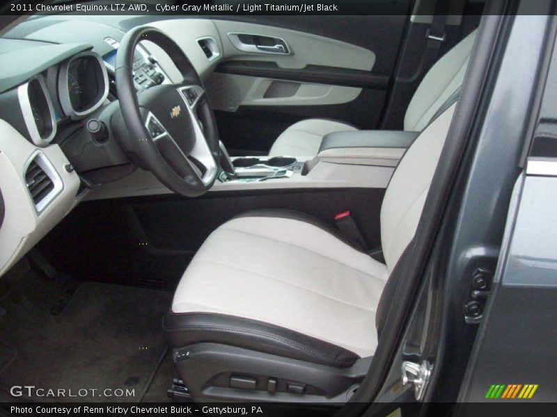  2011 Equinox LTZ AWD Light Titanium/Jet Black Interior