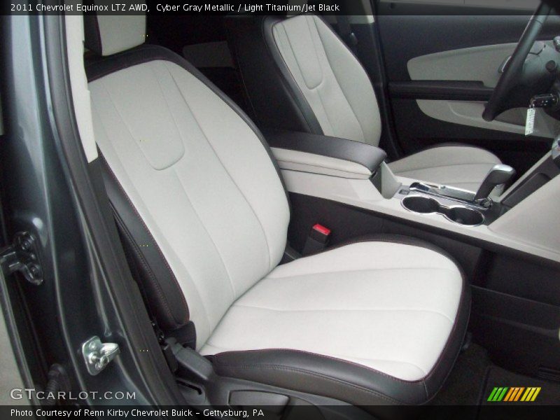  2011 Equinox LTZ AWD Light Titanium/Jet Black Interior