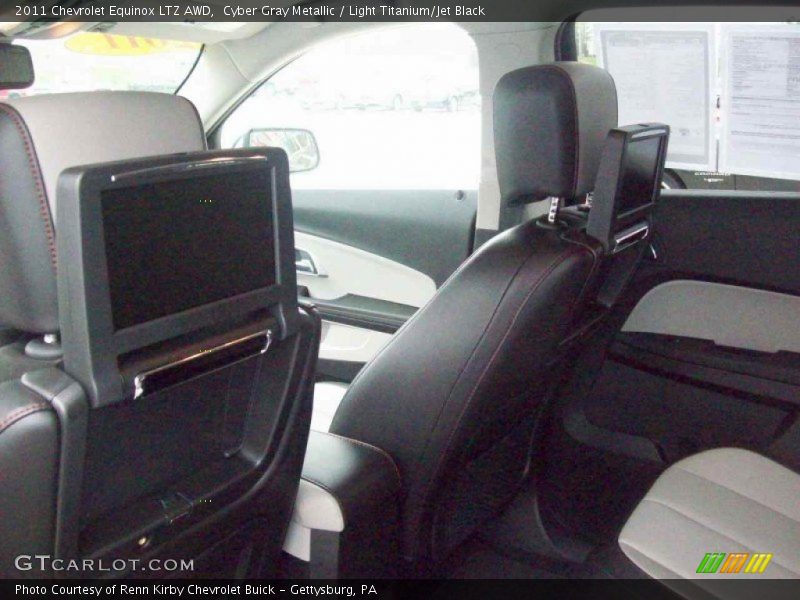Cyber Gray Metallic / Light Titanium/Jet Black 2011 Chevrolet Equinox LTZ AWD