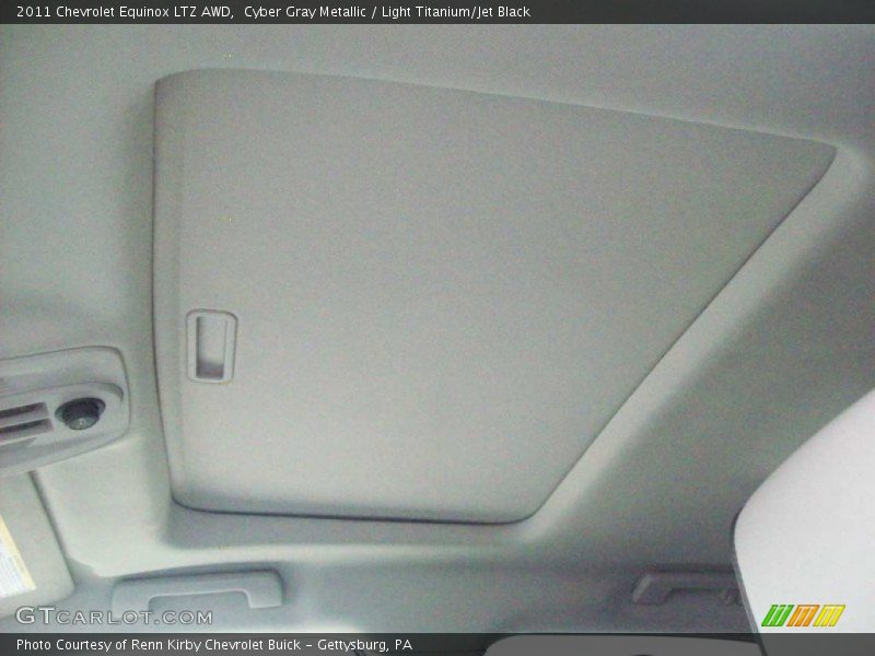 Sunroof of 2011 Equinox LTZ AWD