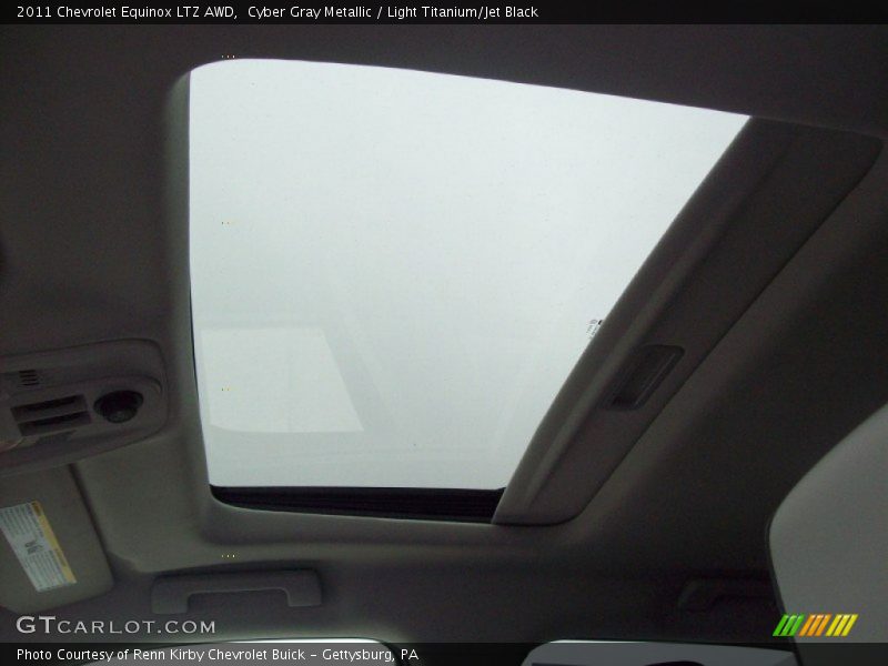 Sunroof of 2011 Equinox LTZ AWD