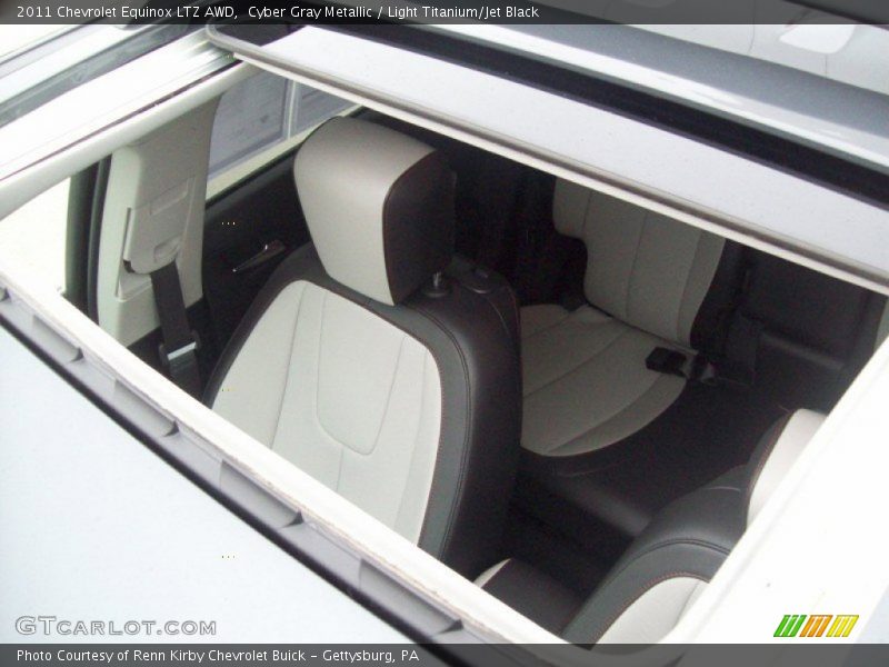 Sunroof of 2011 Equinox LTZ AWD