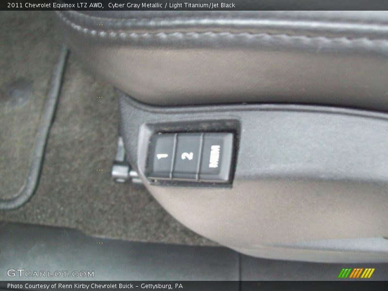 Cyber Gray Metallic / Light Titanium/Jet Black 2011 Chevrolet Equinox LTZ AWD