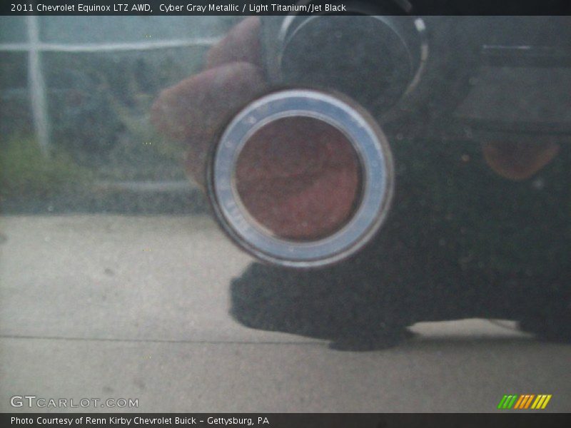 Cyber Gray Metallic / Light Titanium/Jet Black 2011 Chevrolet Equinox LTZ AWD