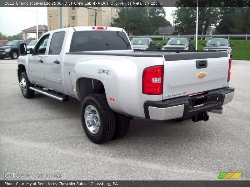  2012 Silverado 3500HD LT Crew Cab 4x4 Dually Silver Ice Metallic