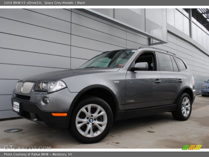 Space Grey Metallic / Black 2009 BMW X3 xDrive30i
