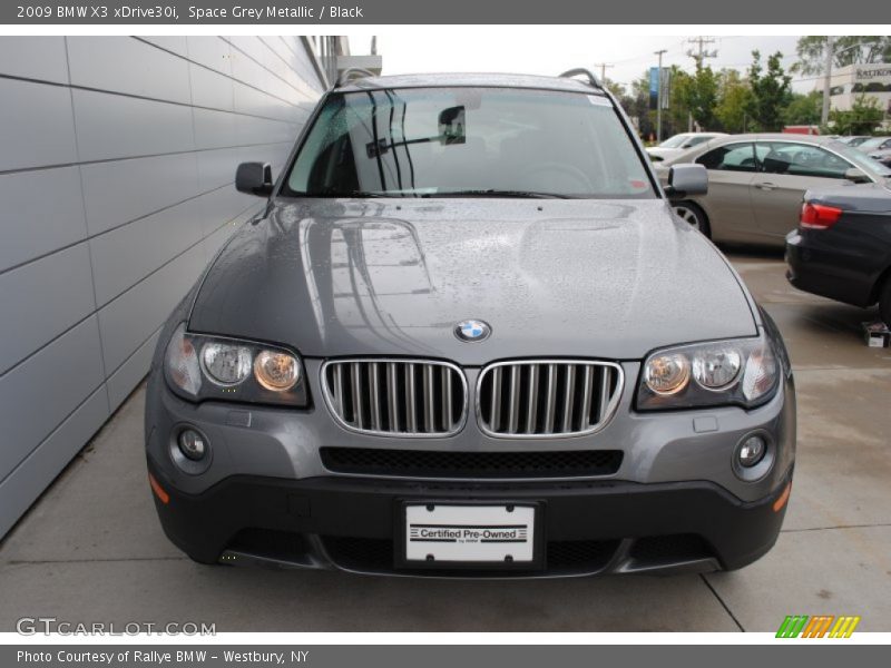 Space Grey Metallic / Black 2009 BMW X3 xDrive30i