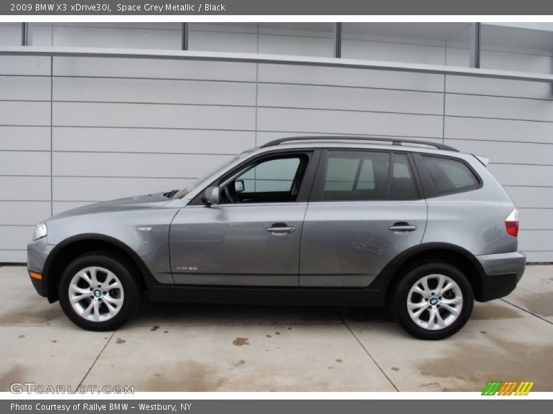 Space Grey Metallic / Black 2009 BMW X3 xDrive30i