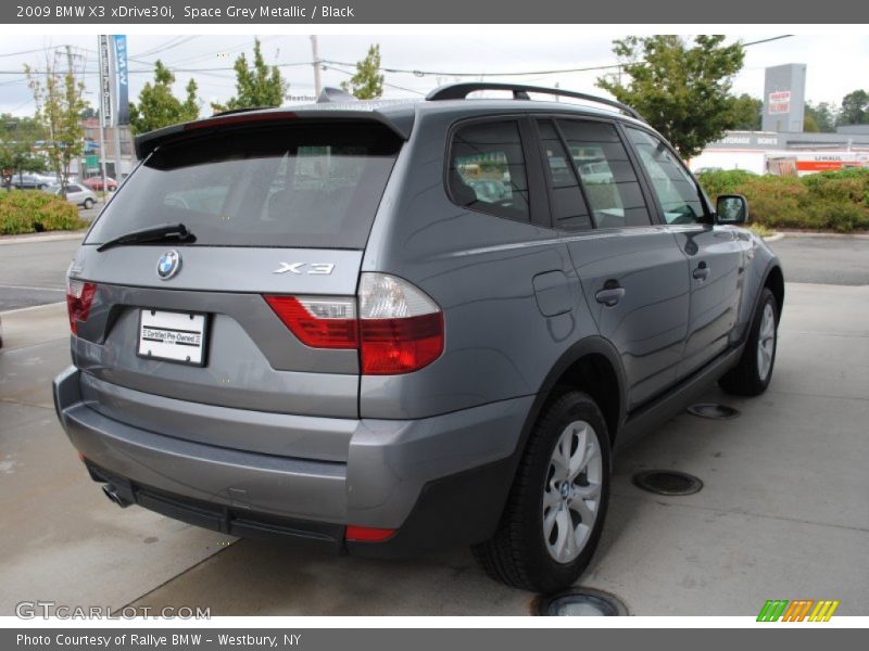Space Grey Metallic / Black 2009 BMW X3 xDrive30i