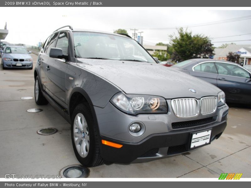 Space Grey Metallic / Black 2009 BMW X3 xDrive30i