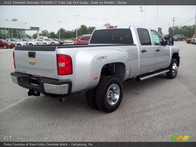  2012 Silverado 3500HD LT Crew Cab 4x4 Dually Silver Ice Metallic