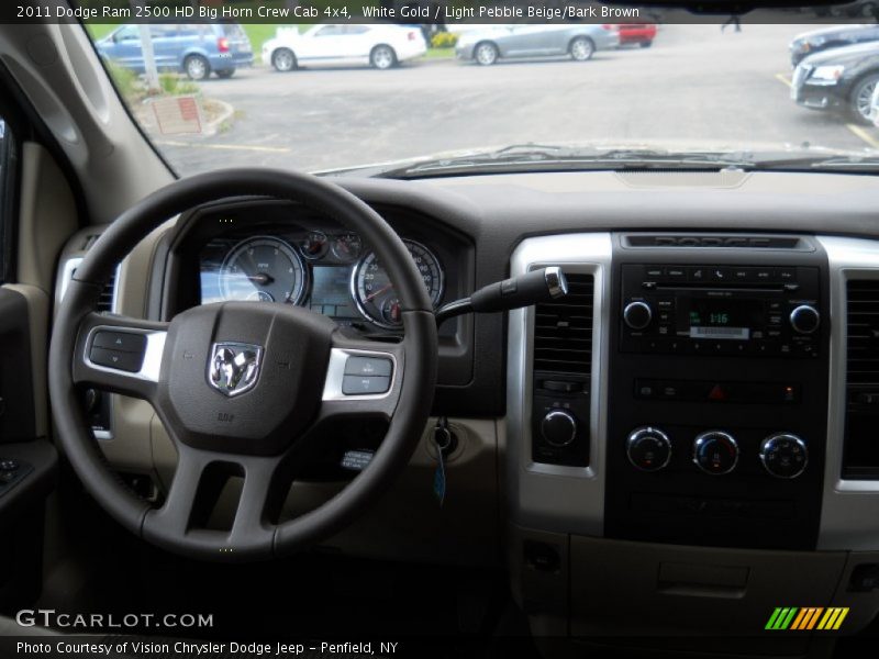 White Gold / Light Pebble Beige/Bark Brown 2011 Dodge Ram 2500 HD Big Horn Crew Cab 4x4