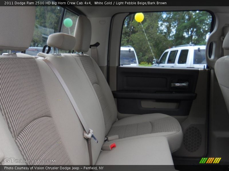 White Gold / Light Pebble Beige/Bark Brown 2011 Dodge Ram 2500 HD Big Horn Crew Cab 4x4