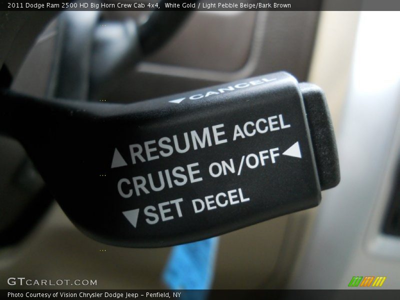 White Gold / Light Pebble Beige/Bark Brown 2011 Dodge Ram 2500 HD Big Horn Crew Cab 4x4