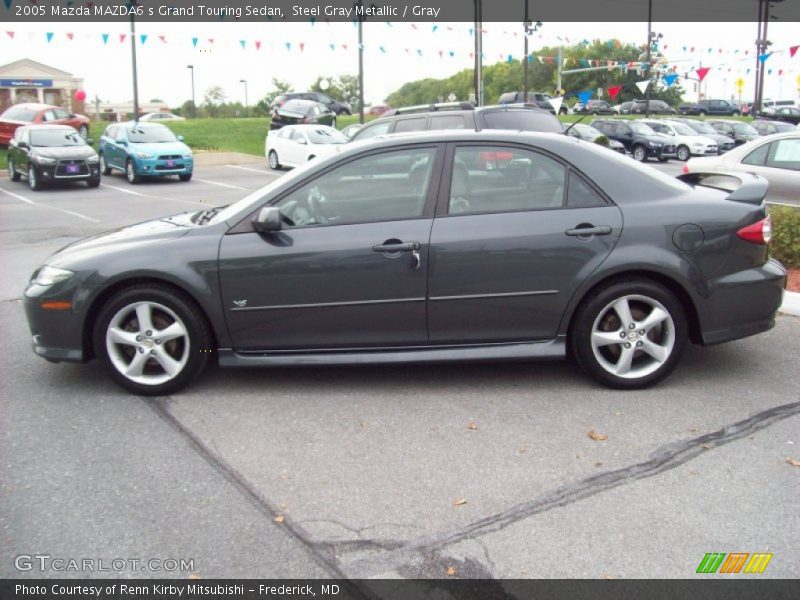 Steel Gray Metallic / Gray 2005 Mazda MAZDA6 s Grand Touring Sedan