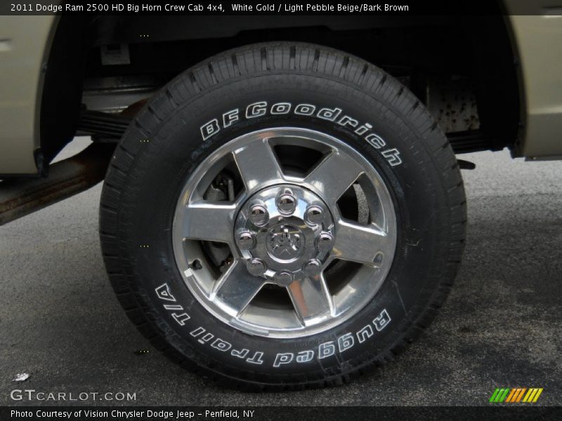 White Gold / Light Pebble Beige/Bark Brown 2011 Dodge Ram 2500 HD Big Horn Crew Cab 4x4