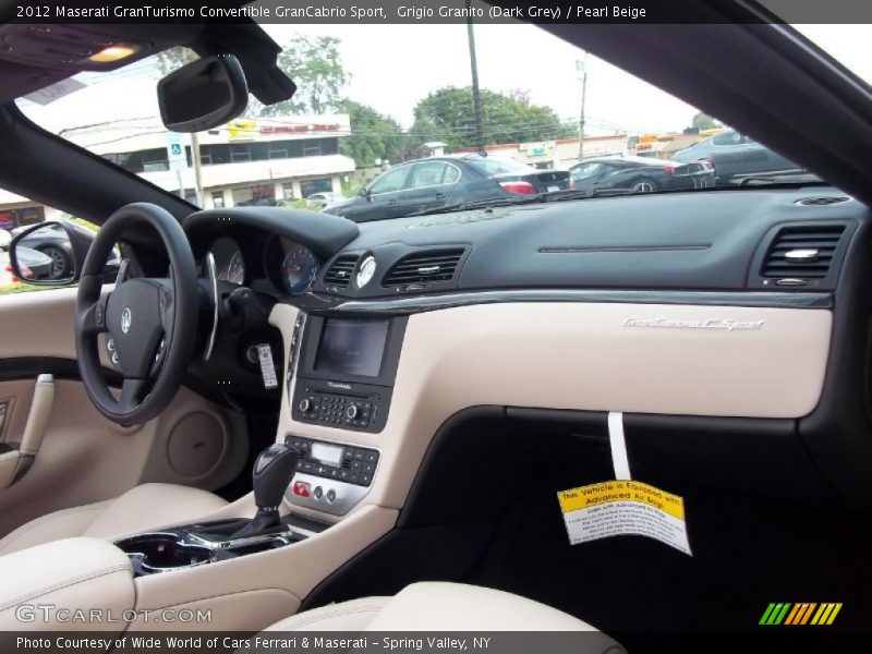 Dashboard of 2012 GranTurismo Convertible GranCabrio Sport