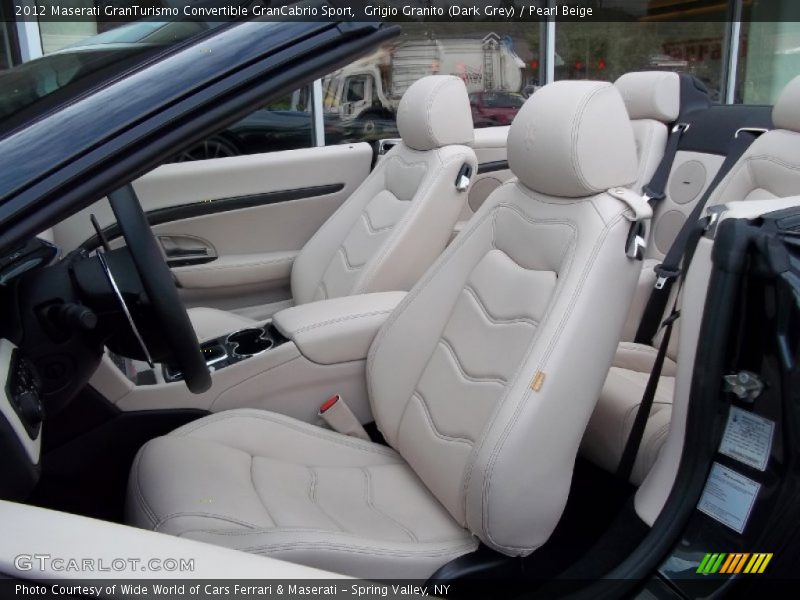  2012 GranTurismo Convertible GranCabrio Sport Pearl Beige Interior