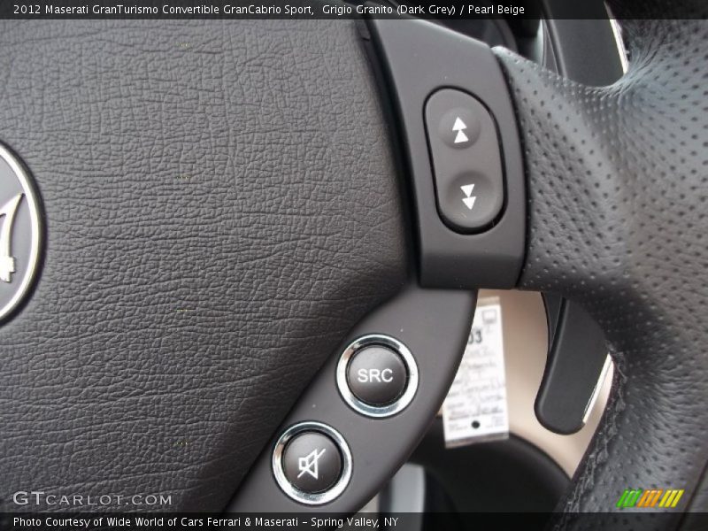 Controls of 2012 GranTurismo Convertible GranCabrio Sport