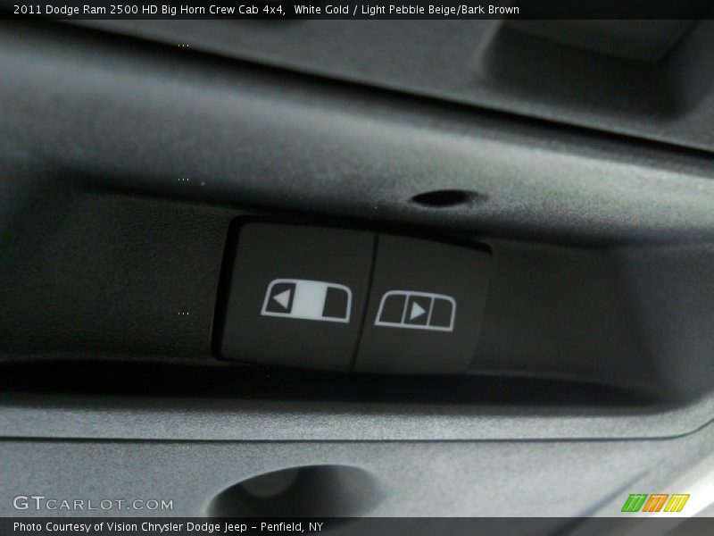 White Gold / Light Pebble Beige/Bark Brown 2011 Dodge Ram 2500 HD Big Horn Crew Cab 4x4