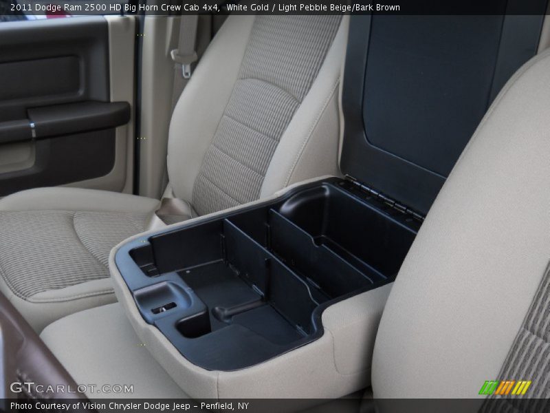 White Gold / Light Pebble Beige/Bark Brown 2011 Dodge Ram 2500 HD Big Horn Crew Cab 4x4
