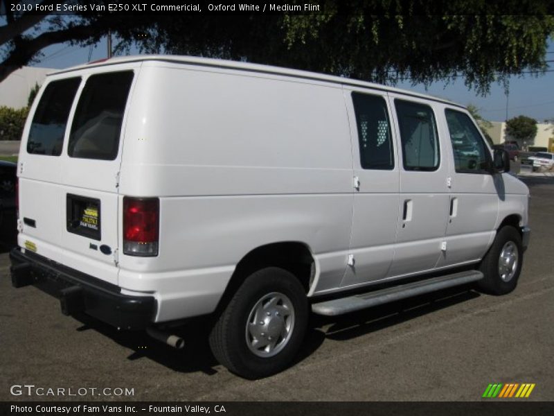 Oxford White / Medium Flint 2010 Ford E Series Van E250 XLT Commericial