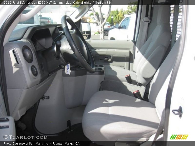 Oxford White / Medium Flint 2010 Ford E Series Van E250 XLT Commericial