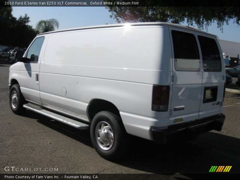 Oxford White / Medium Flint 2010 Ford E Series Van E250 XLT Commericial