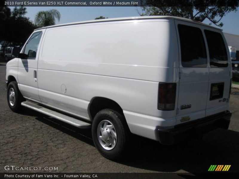Oxford White / Medium Flint 2010 Ford E Series Van E250 XLT Commericial