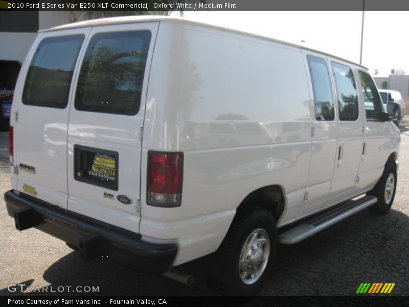 Oxford White / Medium Flint 2010 Ford E Series Van E250 XLT Commericial