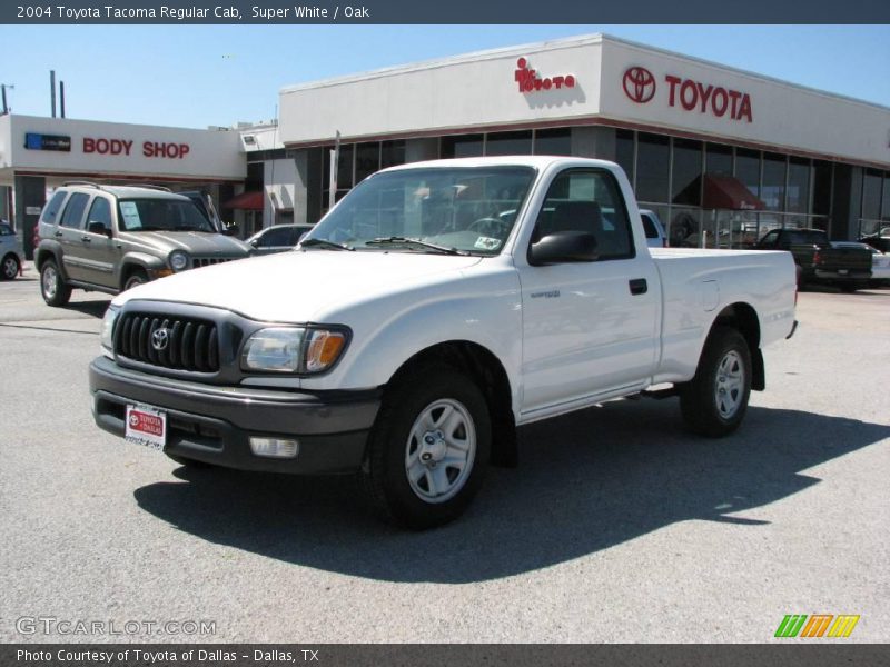 Super White / Oak 2004 Toyota Tacoma Regular Cab