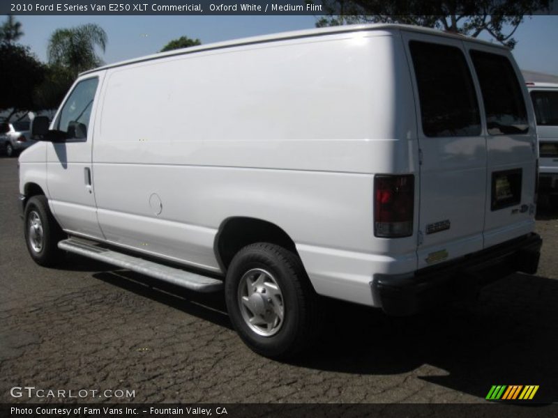 Oxford White / Medium Flint 2010 Ford E Series Van E250 XLT Commericial