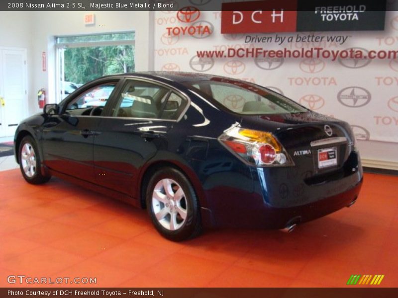 Majestic Blue Metallic / Blond 2008 Nissan Altima 2.5 SL