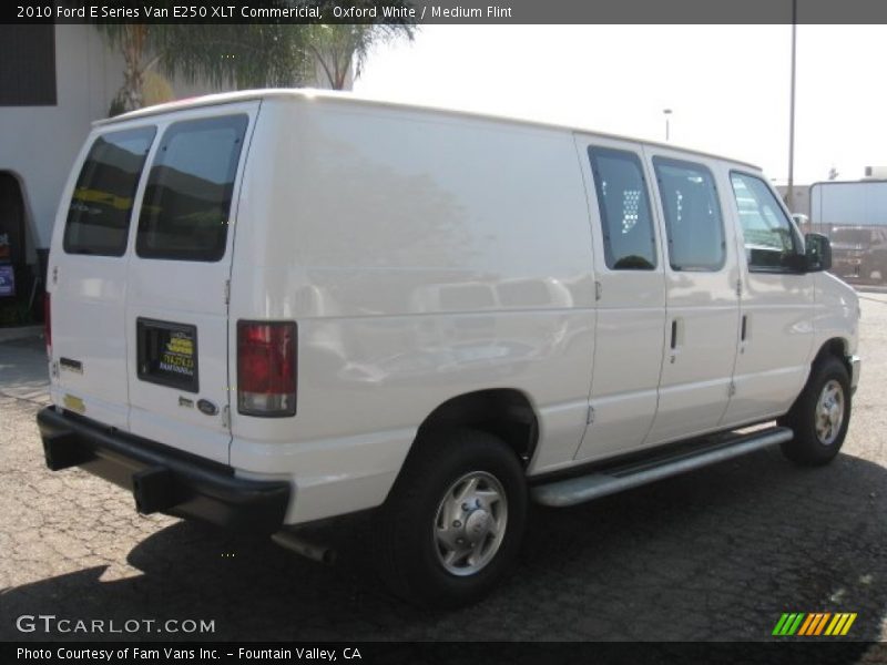 Oxford White / Medium Flint 2010 Ford E Series Van E250 XLT Commericial