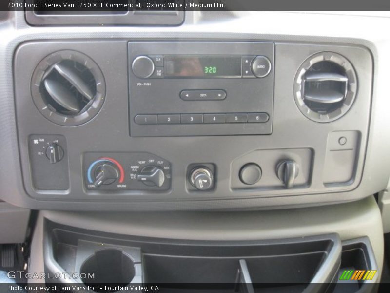 Oxford White / Medium Flint 2010 Ford E Series Van E250 XLT Commericial