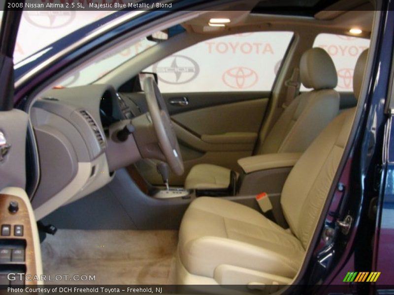 Majestic Blue Metallic / Blond 2008 Nissan Altima 2.5 SL