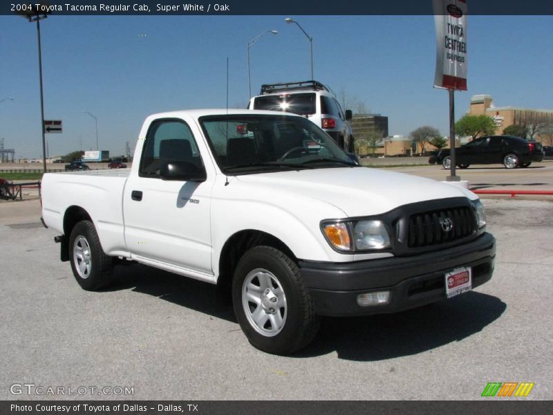 Super White / Oak 2004 Toyota Tacoma Regular Cab
