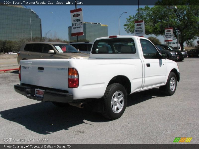 Super White / Oak 2004 Toyota Tacoma Regular Cab