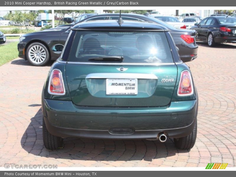 British Racing Green Metallic / Grey/Carbon Black 2010 Mini Cooper Hardtop