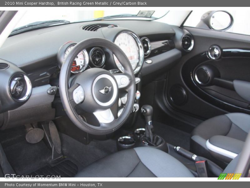 British Racing Green Metallic / Grey/Carbon Black 2010 Mini Cooper Hardtop